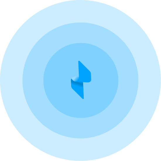 send receive hero circle